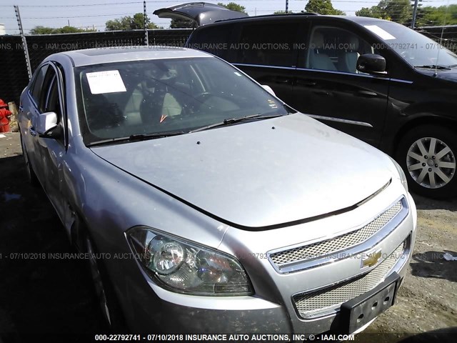 1G1ZE5EB6AF323041 - 2010 CHEVROLET MALIBU LTZ SILVER photo 1