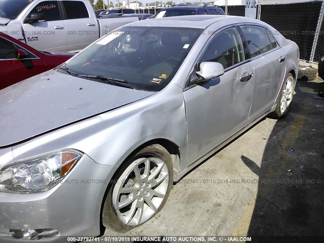 1G1ZE5EB6AF323041 - 2010 CHEVROLET MALIBU LTZ SILVER photo 6