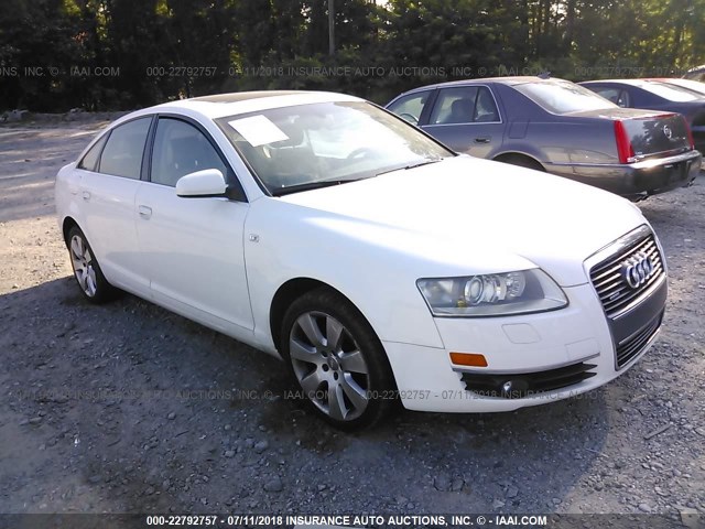 WAUDV74F87N048110 - 2007 AUDI A6 4.2 QUATTRO WHITE photo 1