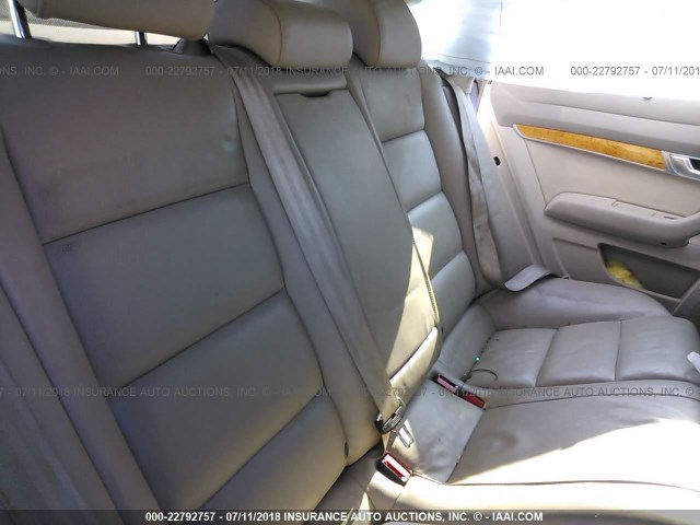 WAUDV74F87N048110 - 2007 AUDI A6 4.2 QUATTRO WHITE photo 8