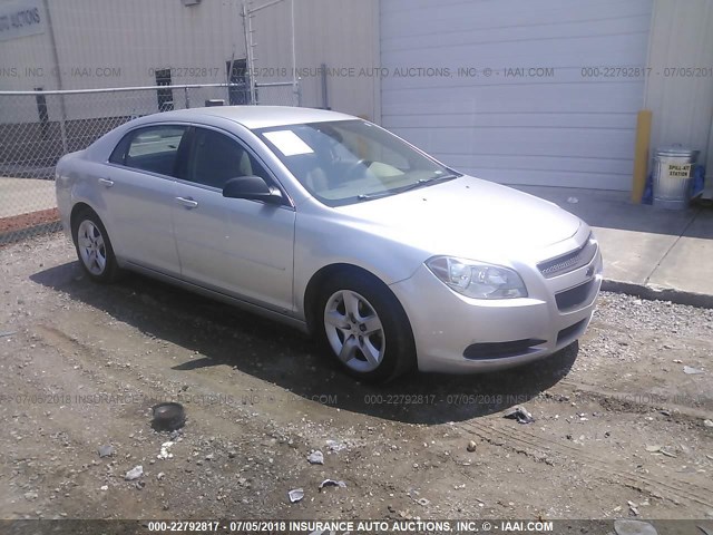 1G1ZB5EB7A4114072 - 2010 CHEVROLET MALIBU LS SILVER photo 1