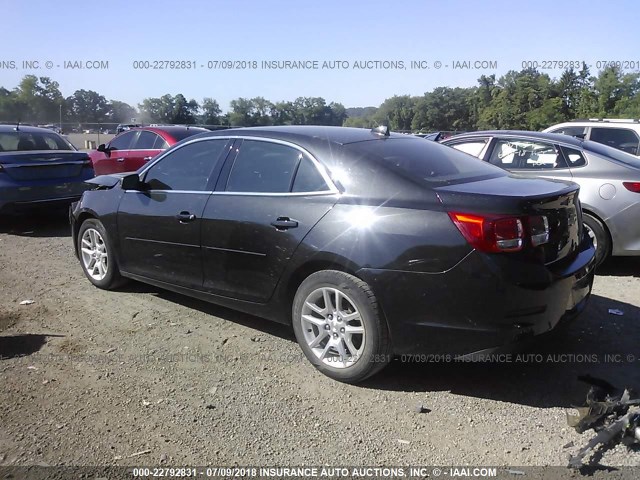 1G11C5SL1EF188346 - 2014 CHEVROLET MALIBU 1LT BLACK photo 3