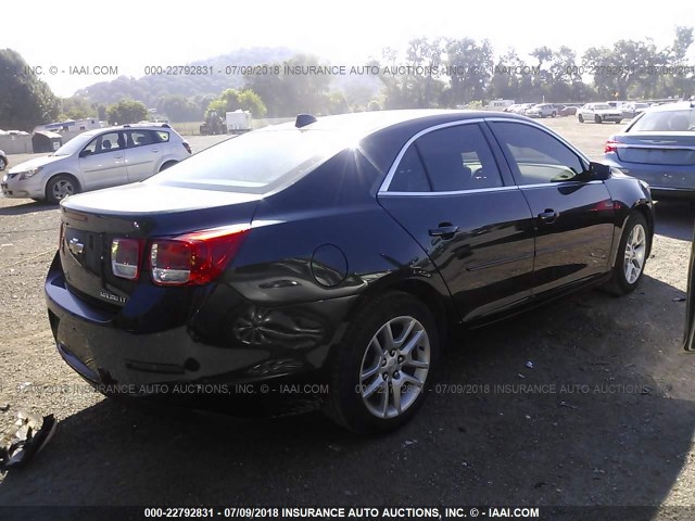 1G11C5SL1EF188346 - 2014 CHEVROLET MALIBU 1LT BLACK photo 4