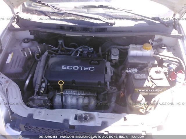 KL1TD56EX9B303362 - 2009 CHEVROLET AVEO LS/LT 银色 照片 10