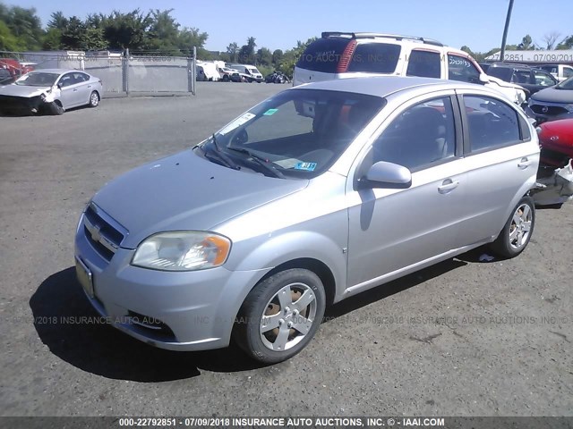 KL1TD56EX9B303362 - 2009 CHEVROLET AVEO LS/LT 银色 照片 2