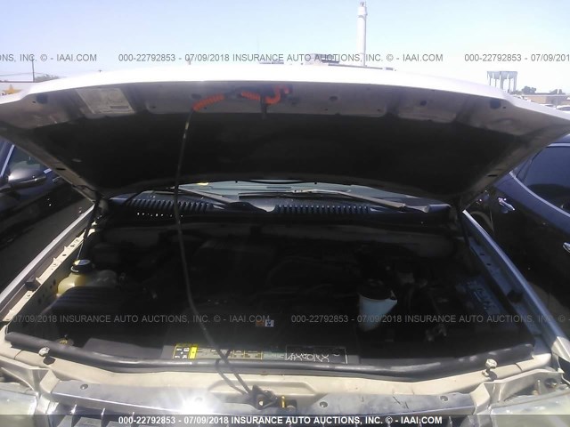 1FMZU72K83UB62812 - 2003 FORD EXPLORER XLS/XLS SPORT SILVER photo 10