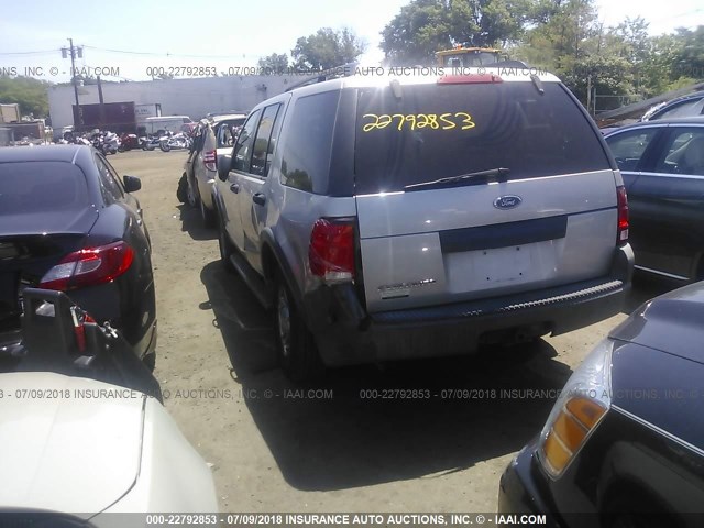 1FMZU72K83UB62812 - 2003 FORD EXPLORER XLS/XLS SPORT SILVER photo 3