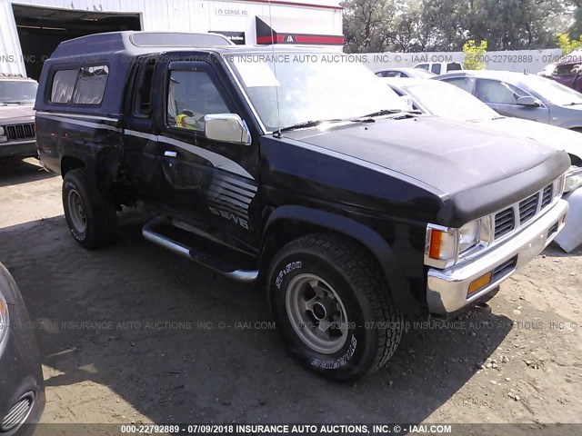 1N6HD16Y7SC372296 - 1995 NISSAN TRUCK KING CAB SE/KING CAB XE BLACK photo 1