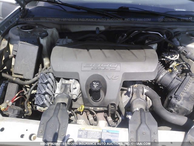 2G2WP552361260987 - 2006 PONTIAC GRAND PRIX SILVER photo 10