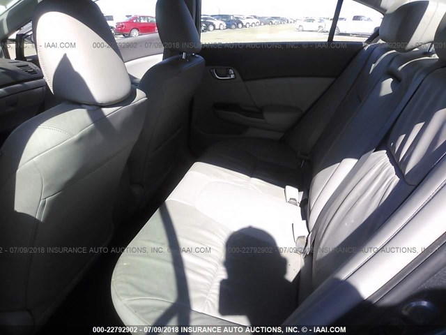 2HGFB2F95CH315612 - 2012 HONDA CIVIC EXL 灰色 照片 8