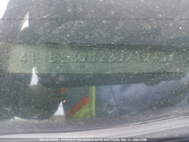 4T1BE30K23U712452 - 2003 TOYOTA CAMRY LE/XLE/SE 蓝色 照片 9