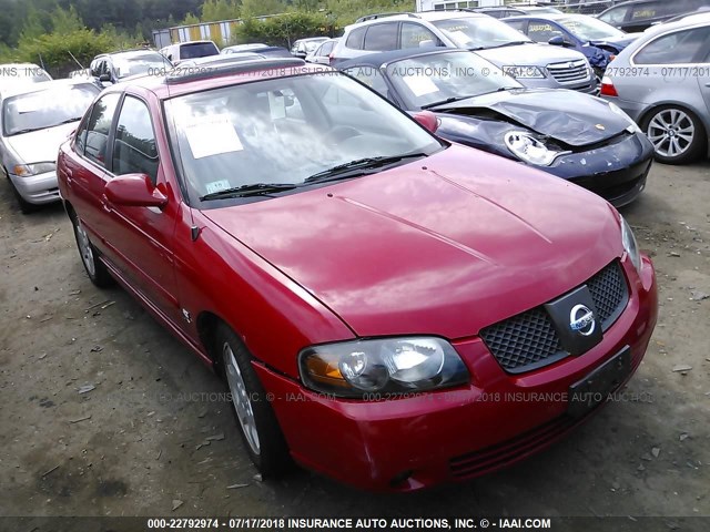 3N1AB51D95L451163 - 2005 NISSAN SENTRA SE-R SPEC V RED photo 1