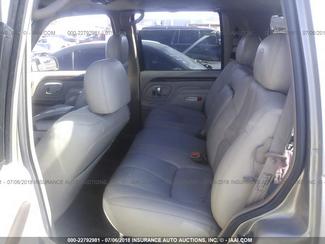 1GYEK13R8YR101367 - 2000 CADILLAC ESCALADE TAN photo 8