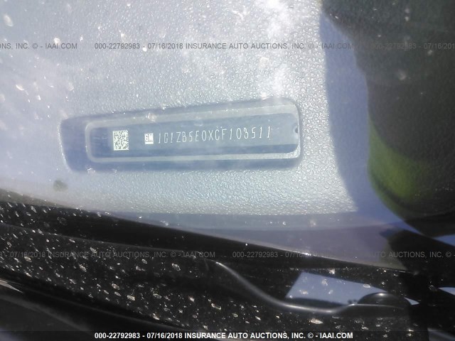 1G1ZB5E0XCF103511 - 2012 CHEVROLET MALIBU LS GOLD photo 9