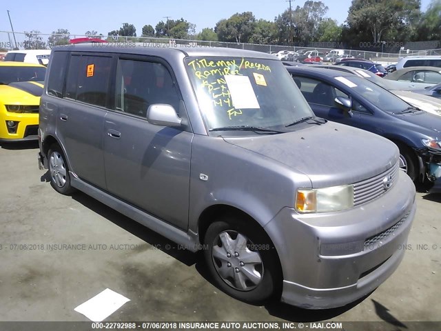 JTLKT324X50174414 - 2005 TOYOTA SCION XB GRAY photo 1