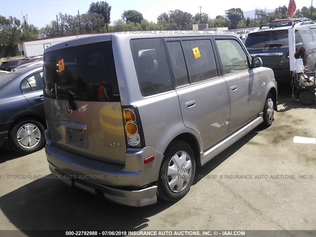 JTLKT324X50174414 - 2005 TOYOTA SCION XB 灰色 照片 4
