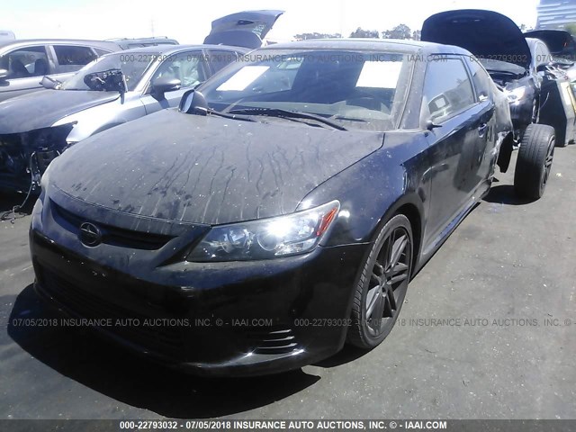 JTKJF5C77B3004937 - 2011 TOYOTA SCION TC GRAY photo 2