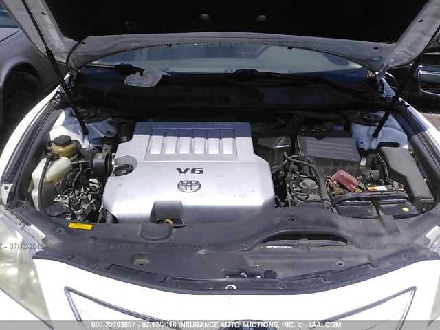 4T1BK46K89U585575 - 2009 TOYOTA CAMRY SE/LE/XLE თეთრი ფოტო 10