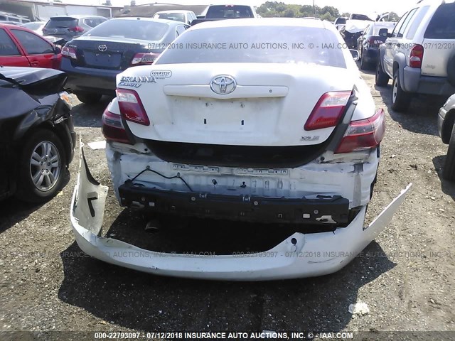 4T1BK46K89U585575 - 2009 TOYOTA CAMRY SE/LE/XLE თეთრი ფოტო 6