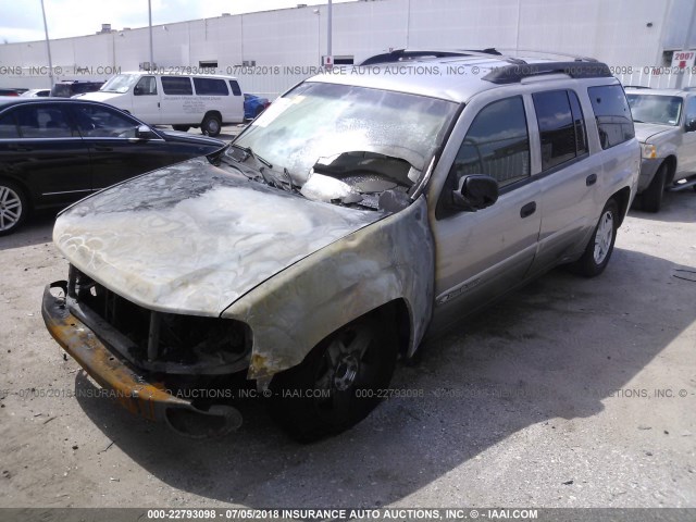 1GNES16SX36107368 - 2003 CHEVROLET TRAILBLAZER EXT TAN photo 2