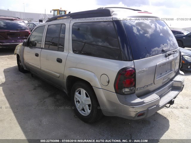 1GNES16SX36107368 - 2003 CHEVROLET TRAILBLAZER EXT TAN photo 3