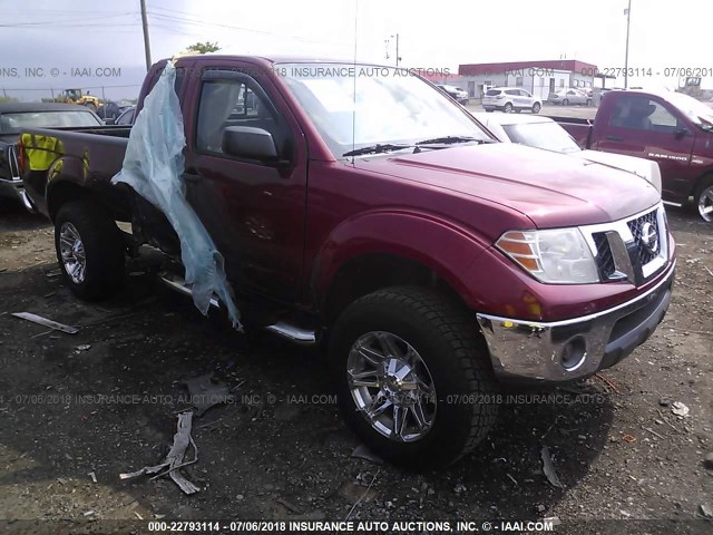 1N6AD0CU2AC413459 - 2010 NISSAN FRONTIER KING CAB SE/LE/NISMO RED photo 1
