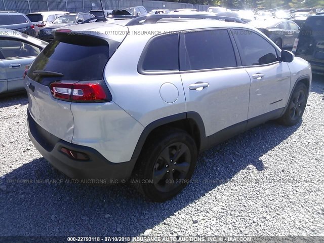 1C4PJMDB7HW524883 - 2017 JEEP CHEROKEE LIMITED GRAY photo 4