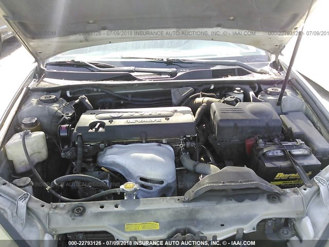 4T1BE32K13U248308 - 2003 TOYOTA CAMRY LE/XLE/SE ვერცხლისფერი ფოტო 10