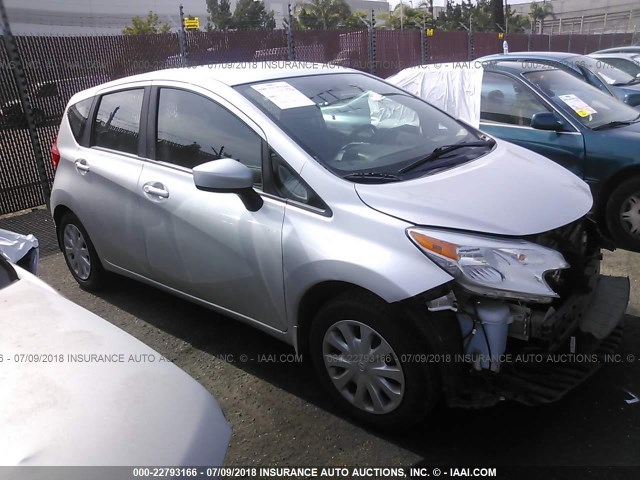 3N1CE2CP9FL414492 - 2015 NISSAN VERSA NOTE S/S PLUS/SV/SL/SR SILVER photo 1