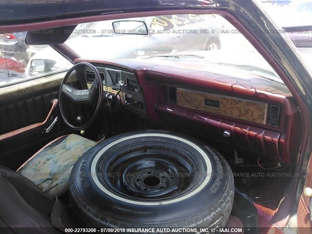 7W84H211590 - 1977 FORD GRANADA BLACK photo 5