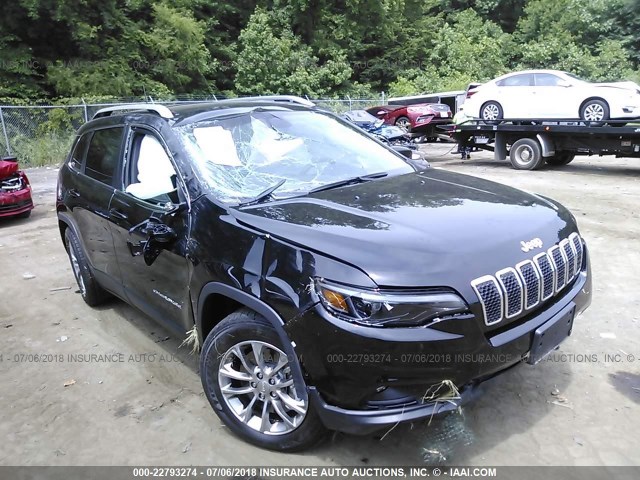 1C4PJMLX4KD172815 - 2019 JEEP CHEROKEE BLACK photo 1