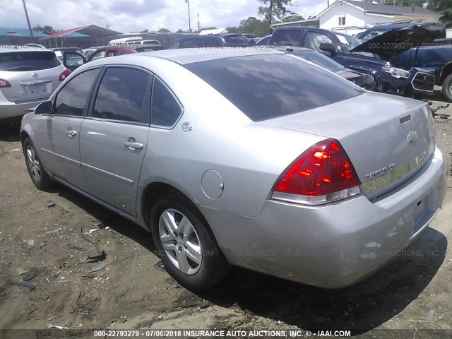 2G1WB58K779359796 - 2007 CHEVROLET IMPALA LS SILVER photo 3