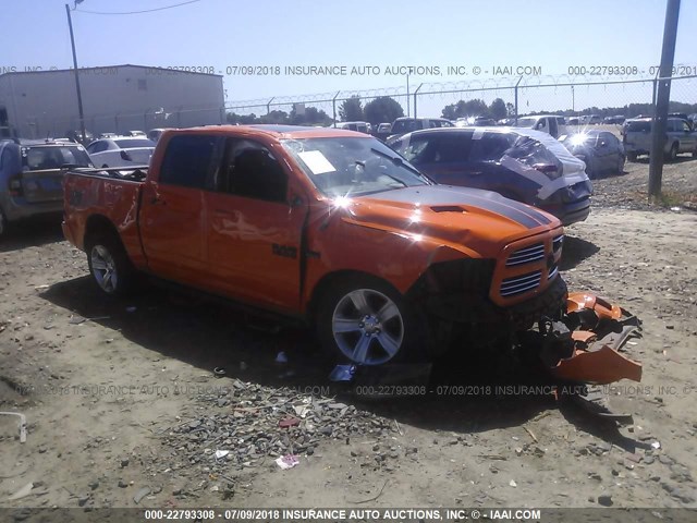 1C6RR6MT1FS686364 - 2015 RAM 1500 SPORT ORANGE photo 1