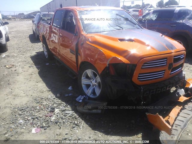 1C6RR6MT1FS686364 - 2015 RAM 1500 SPORT ORANGE photo 6