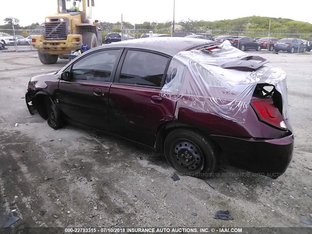 1G8AJ52F53Z113159 - 2003 SATURN ION LEVEL 2 栗色 照片 3