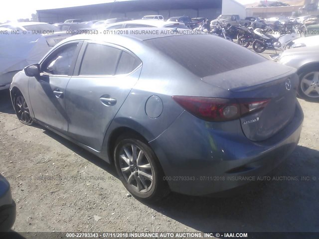 3MZBM1W72FM139718 - 2015 MAZDA 3 GRAND TOURING BLUE photo 3