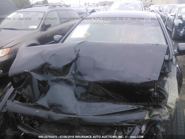 1HGCS12809A004039 - 2009 HONDA ACCORD EXL BLACK photo 10