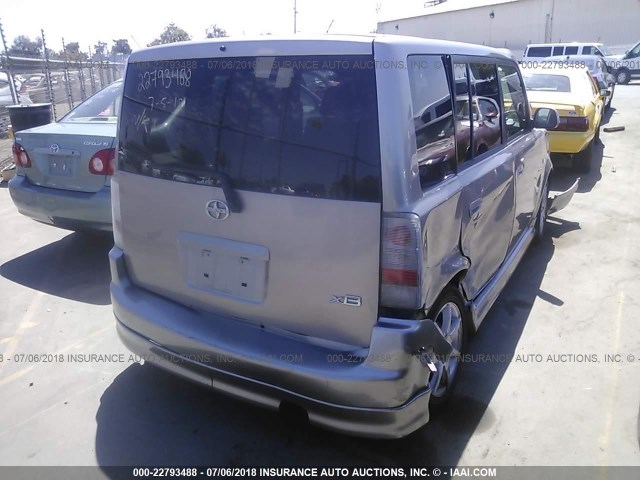 JTLKT324550215550 - 2005 TOYOTA SCION XB Gümüş foto 4