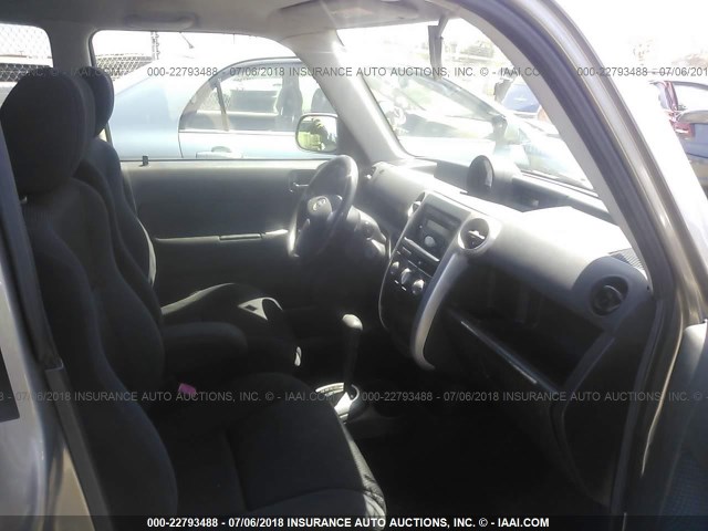 JTLKT324550215550 - 2005 TOYOTA SCION XB Gümüş foto 5