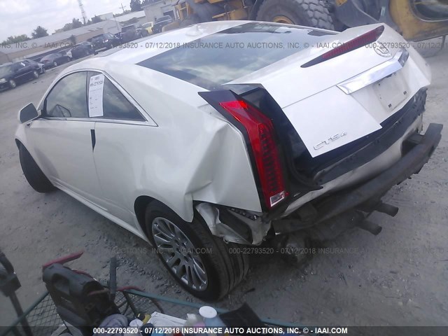 1G6DL1E34C0116584 - 2012 CADILLAC CTS PERFORMANCE COLLECTION WHITE photo 3