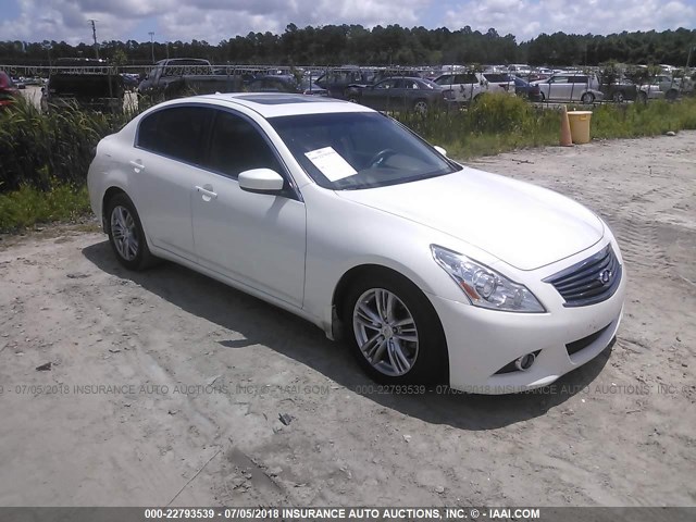 JN1CV6AP4DM300221 - 2013 INFINITI G37 JOURNEY/SPORT WHITE photo 1