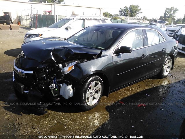 1G11B5SL1FF223746 - 2015 CHEVROLET MALIBU LS შავი ფოტო 2
