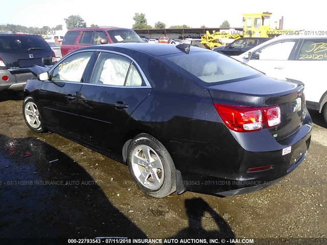1G11B5SL1FF223746 - 2015 CHEVROLET MALIBU LS შავი ფოტო 3
