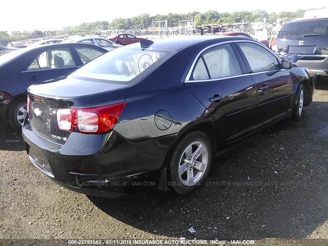 1G11B5SL1FF223746 - 2015 CHEVROLET MALIBU LS შავი ფოტო 4