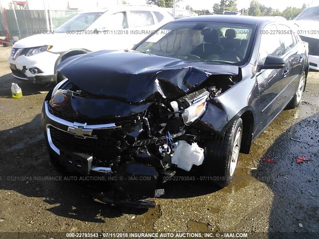 1G11B5SL1FF223746 - 2015 CHEVROLET MALIBU LS შავი ფოტო 6