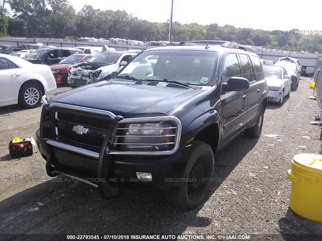 1GNES16S466164668 - 2006 CHEVROLET TRAILBLAZER EXT LS/EXT LT BLACK photo 2