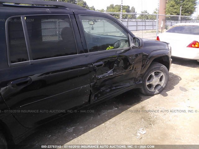 1GNES16S466164668 - 2006 CHEVROLET TRAILBLAZER EXT LS/EXT LT BLACK photo 6