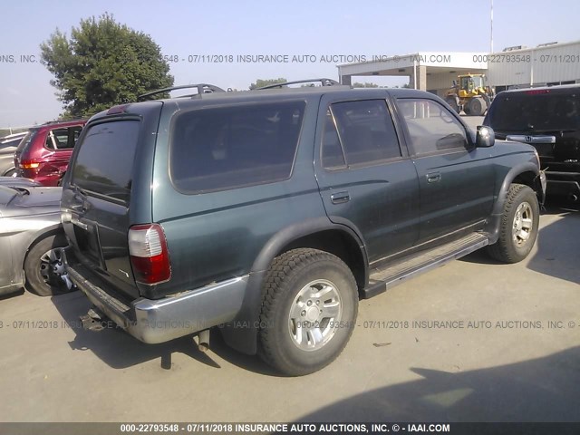 JT3HN86R1V0065198 - 1997 TOYOTA 4RUNNER SR5 GREEN photo 4