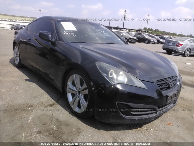 KMHHT6KD3CU078259 - 2012 HYUNDAI GENESIS COUPE 2.0T BLACK photo 1