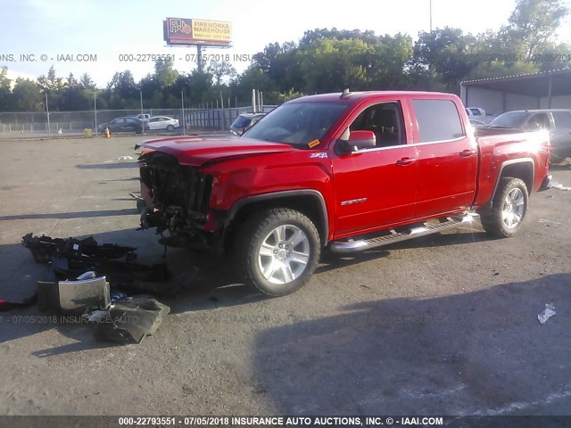 3GTU2MEC2GG142488 - 2016 GMC SIERRA K1500 SLE RED photo 2